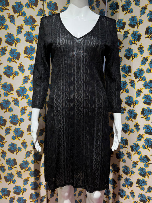 Dior Monogram Pointelle Dress