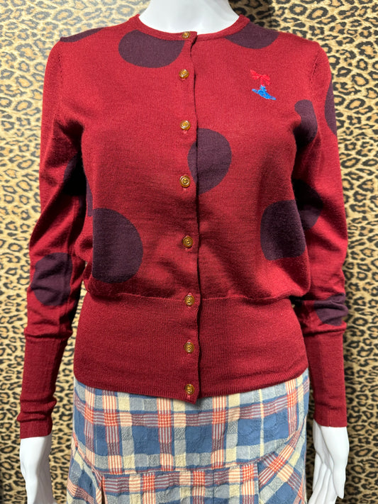 Vivienne Westwood Polka Dot Cardigan