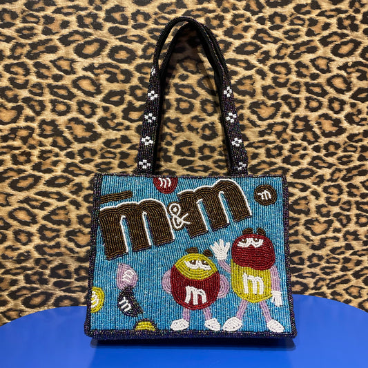 M&M Hand Beaded Bag 1990s