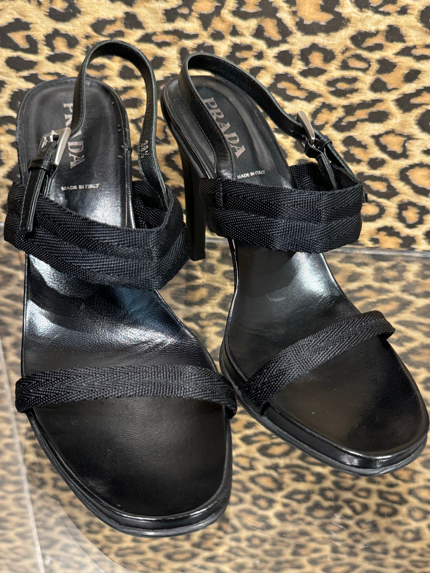 Prada F/W 1999 Heeled Sandals 39.5