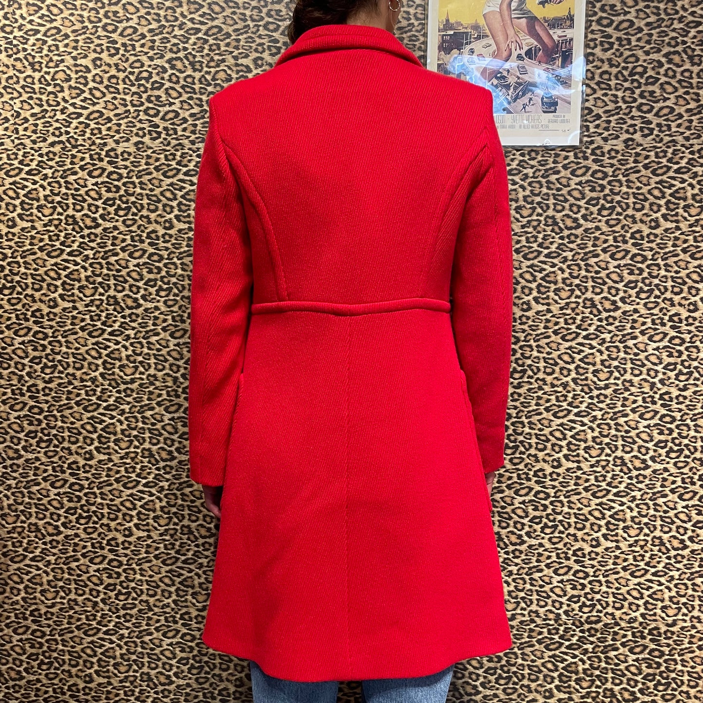 Miss Sixty Red Knit Coat