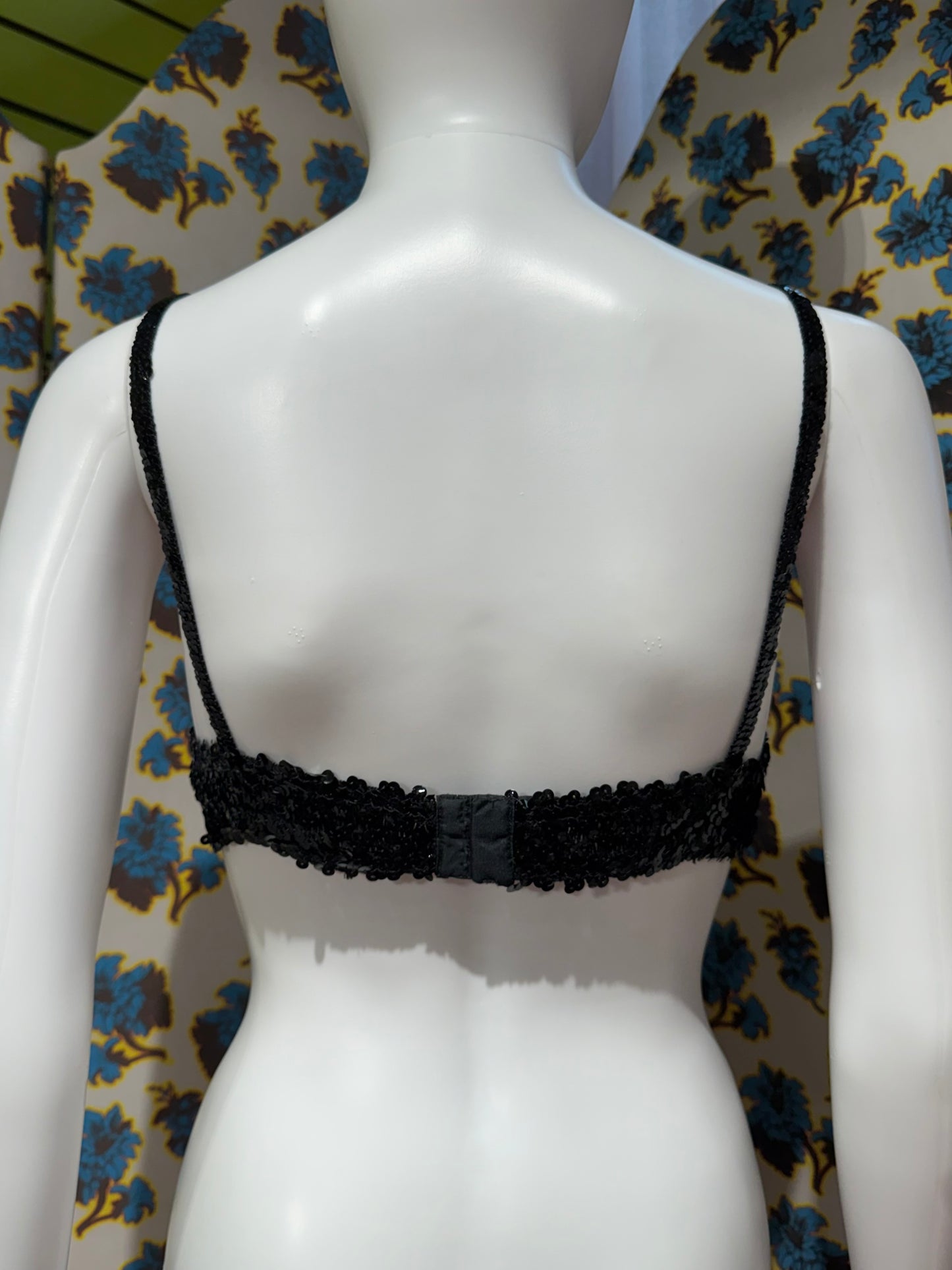 La Perla Black Sequin Bra