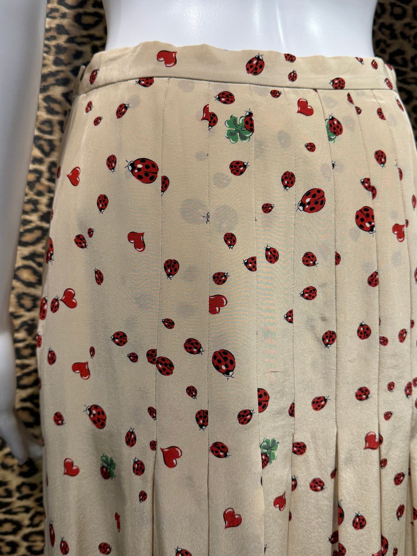 Moschino Cheap & Chic Ladybug Skirt