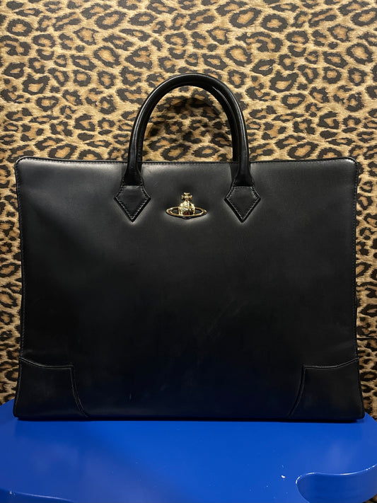 Vivienne Westwood Leather Briefcase