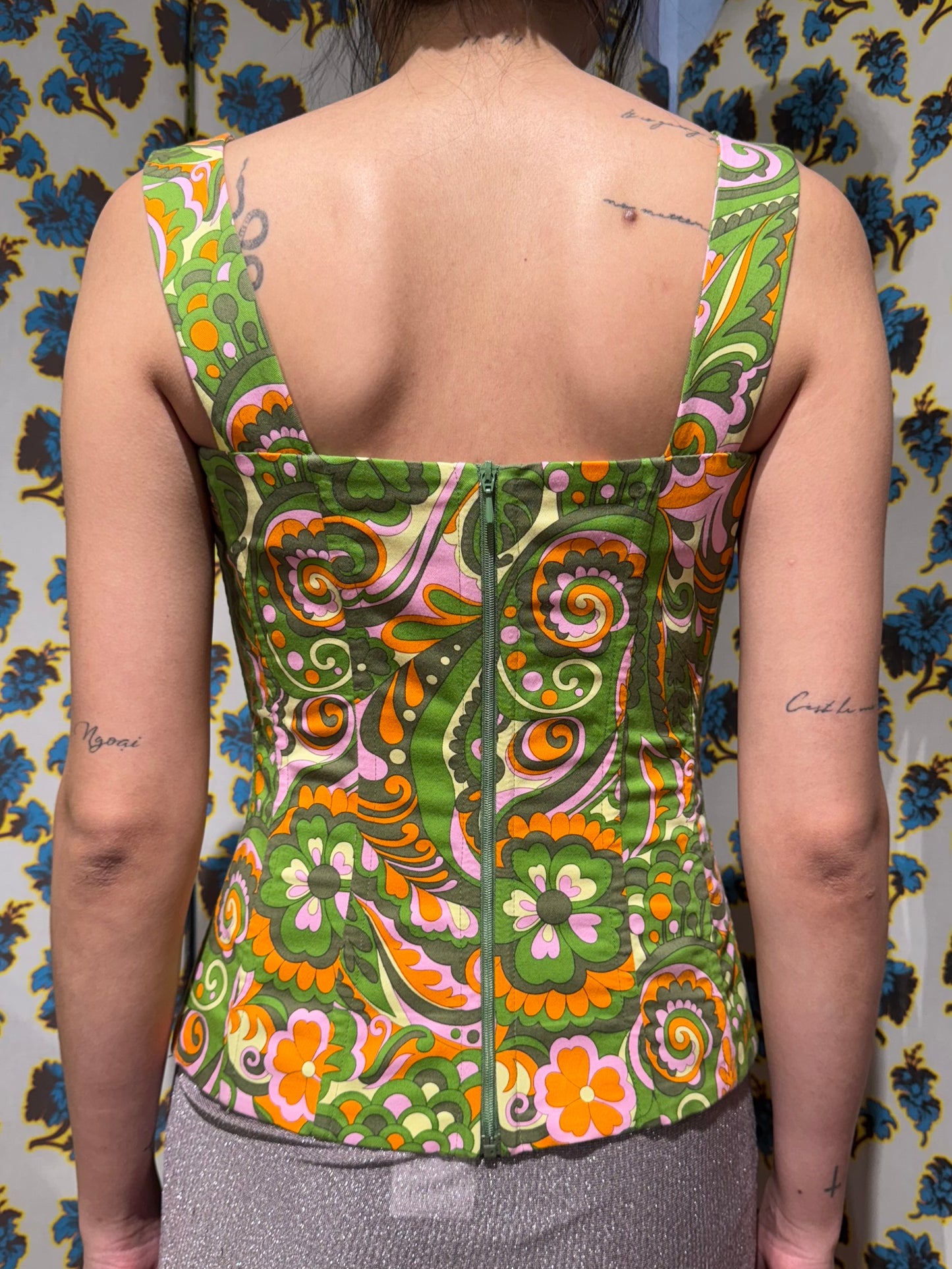 Dolce & Gabbana S/S 2004 Floral Corset