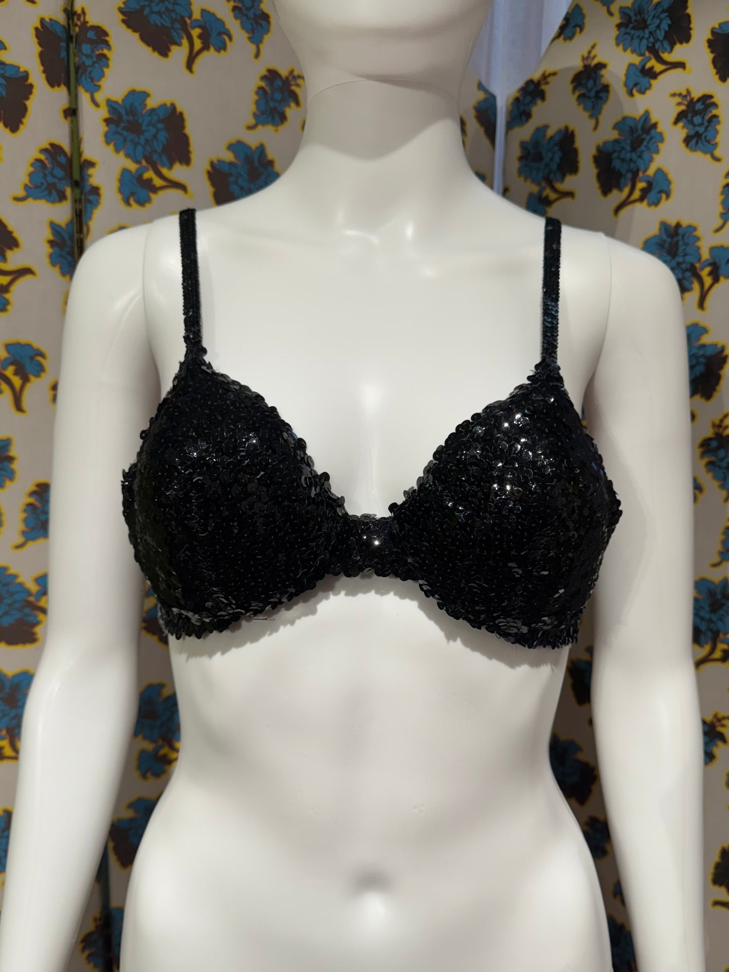La Perla Black Sequin Bra