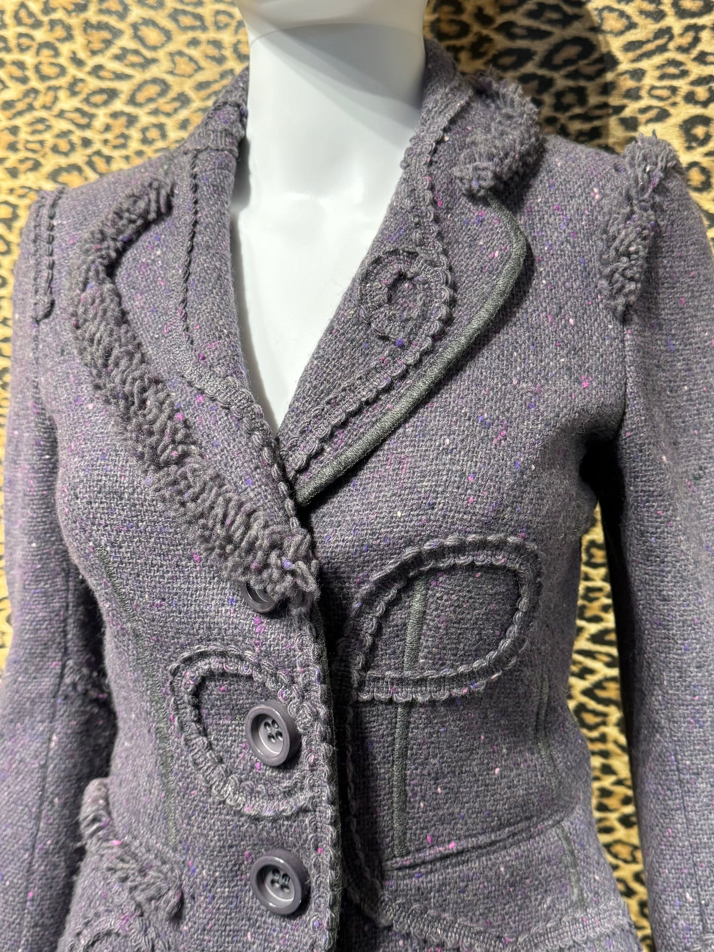 Moschino Cheap and Chic Tweed Blazer