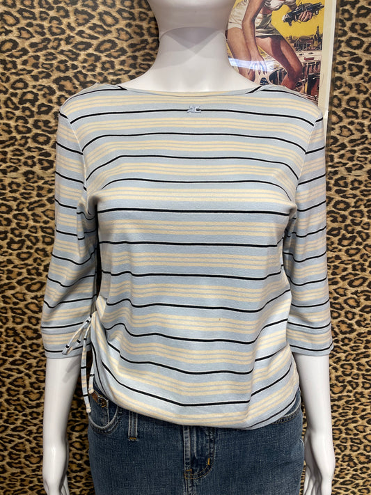 Courrèges 1990’s Striped Top