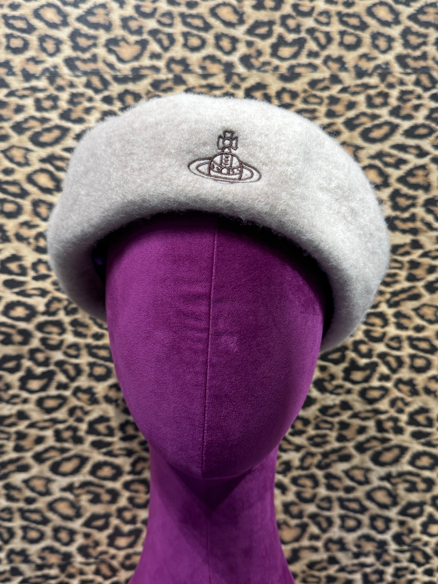 Vivienne Westwood Beige Wool Beret