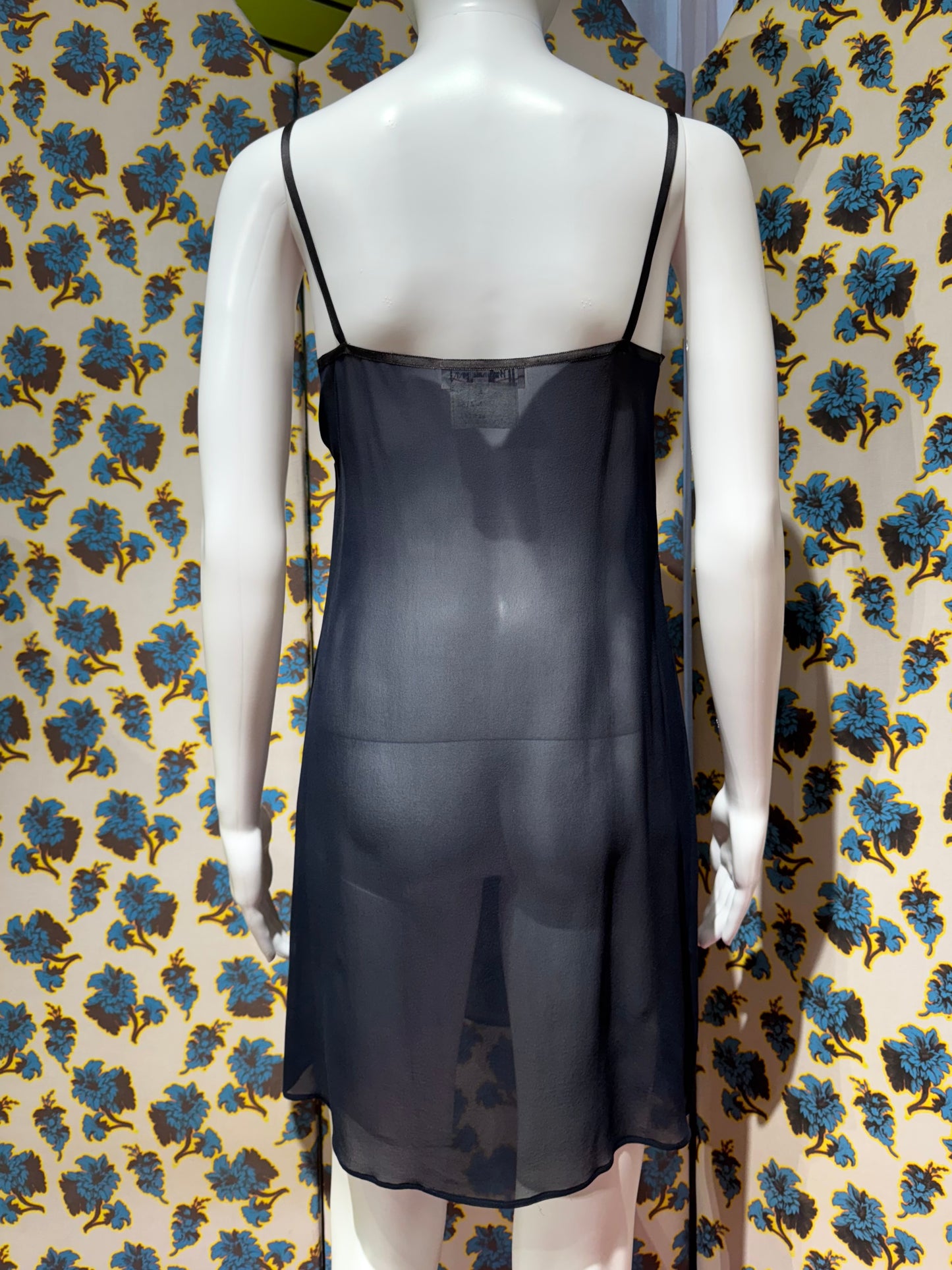 YSL 1980’s Silk Sheer Slip Dress
