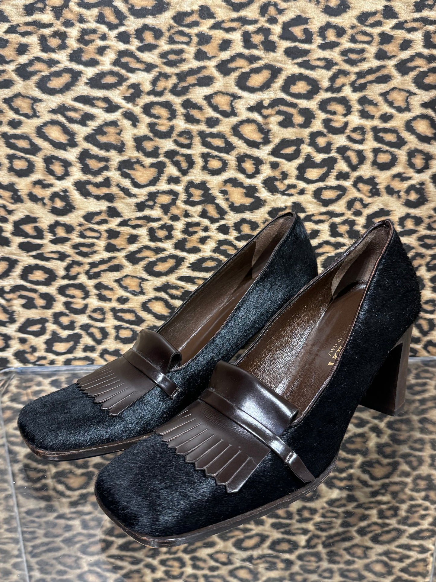 Escada Pony Hair Pumps 8