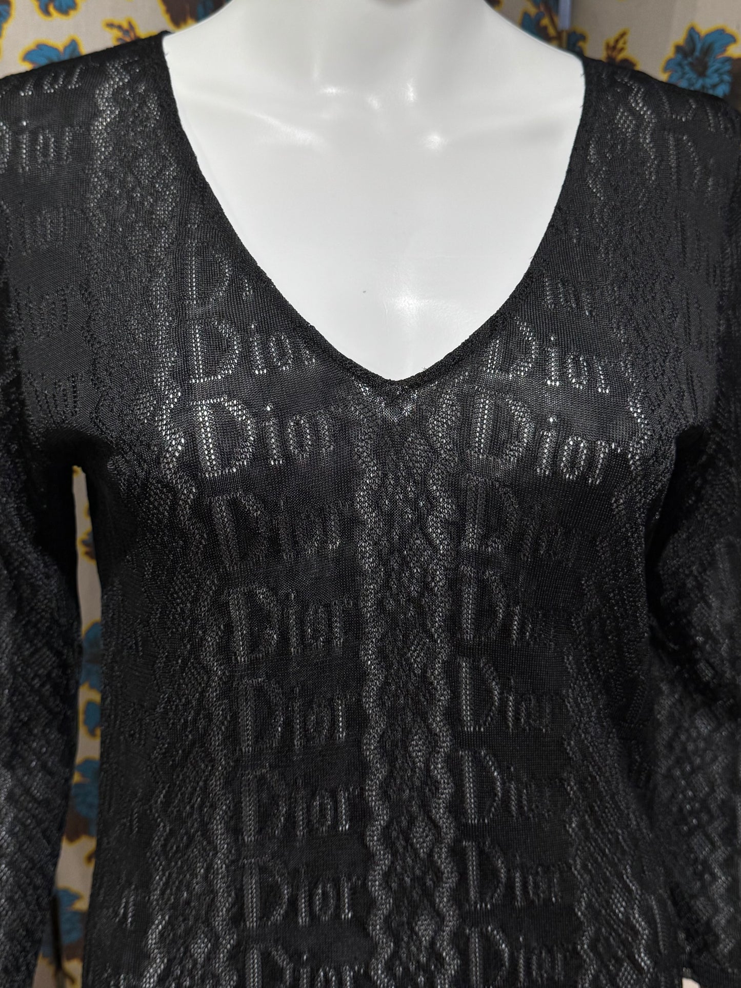 Dior Monogram Pointelle Dress