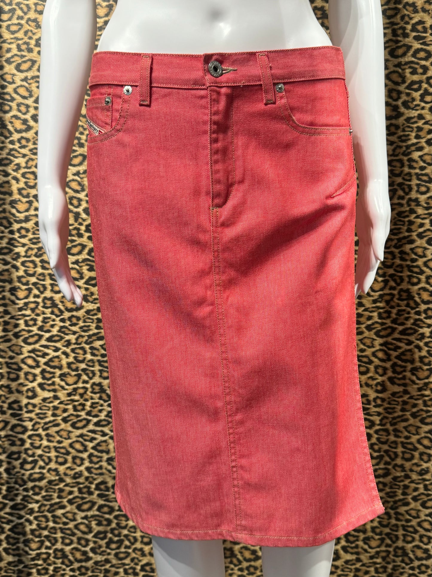 Diesel Red Skirt