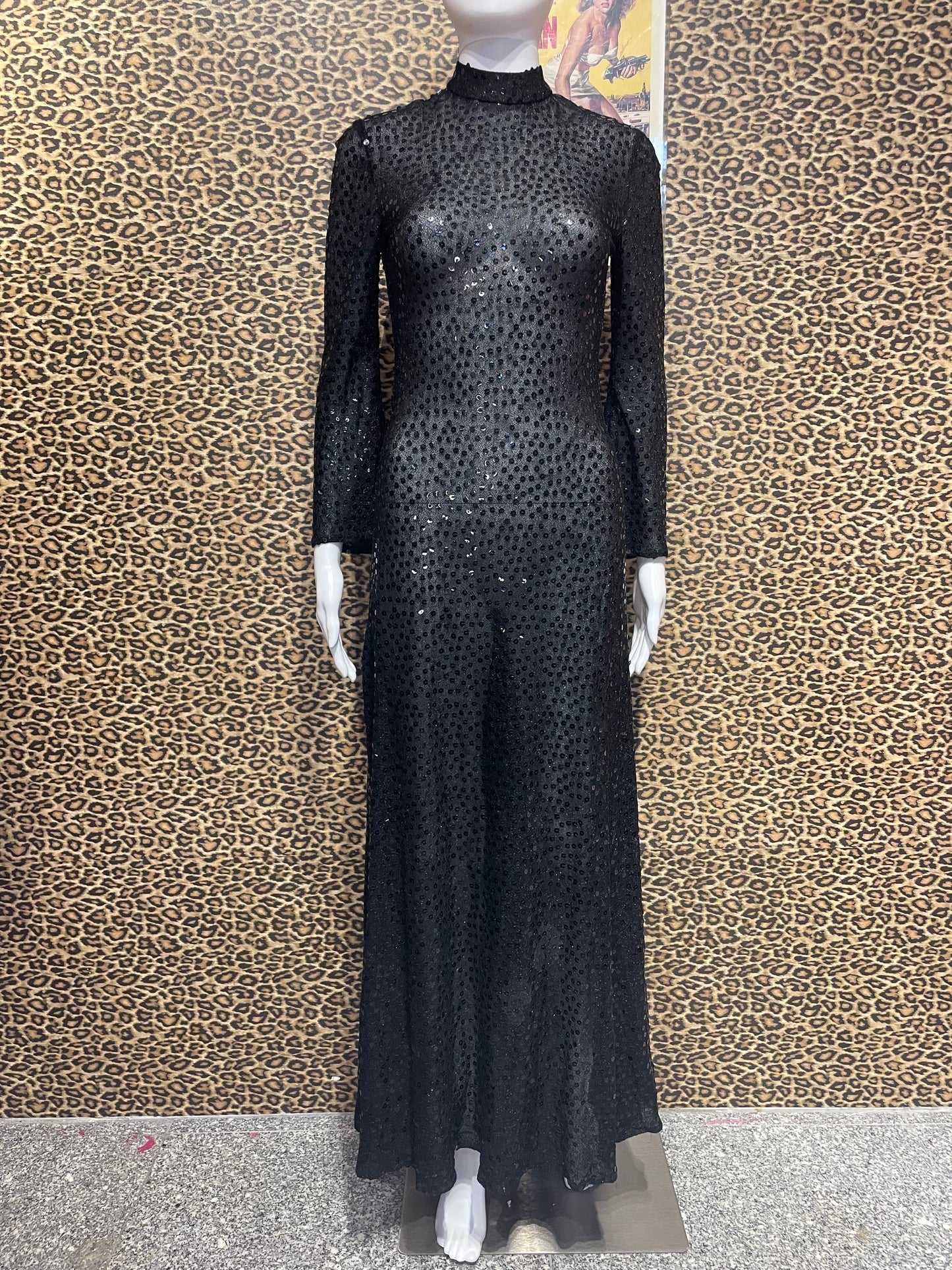 1960’s Sheer Sequin Gown