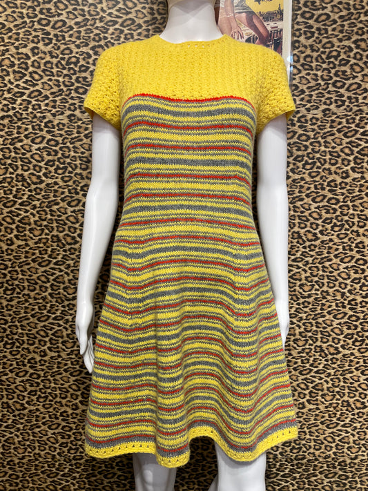 1970’s Hand Knit Sweater Dress