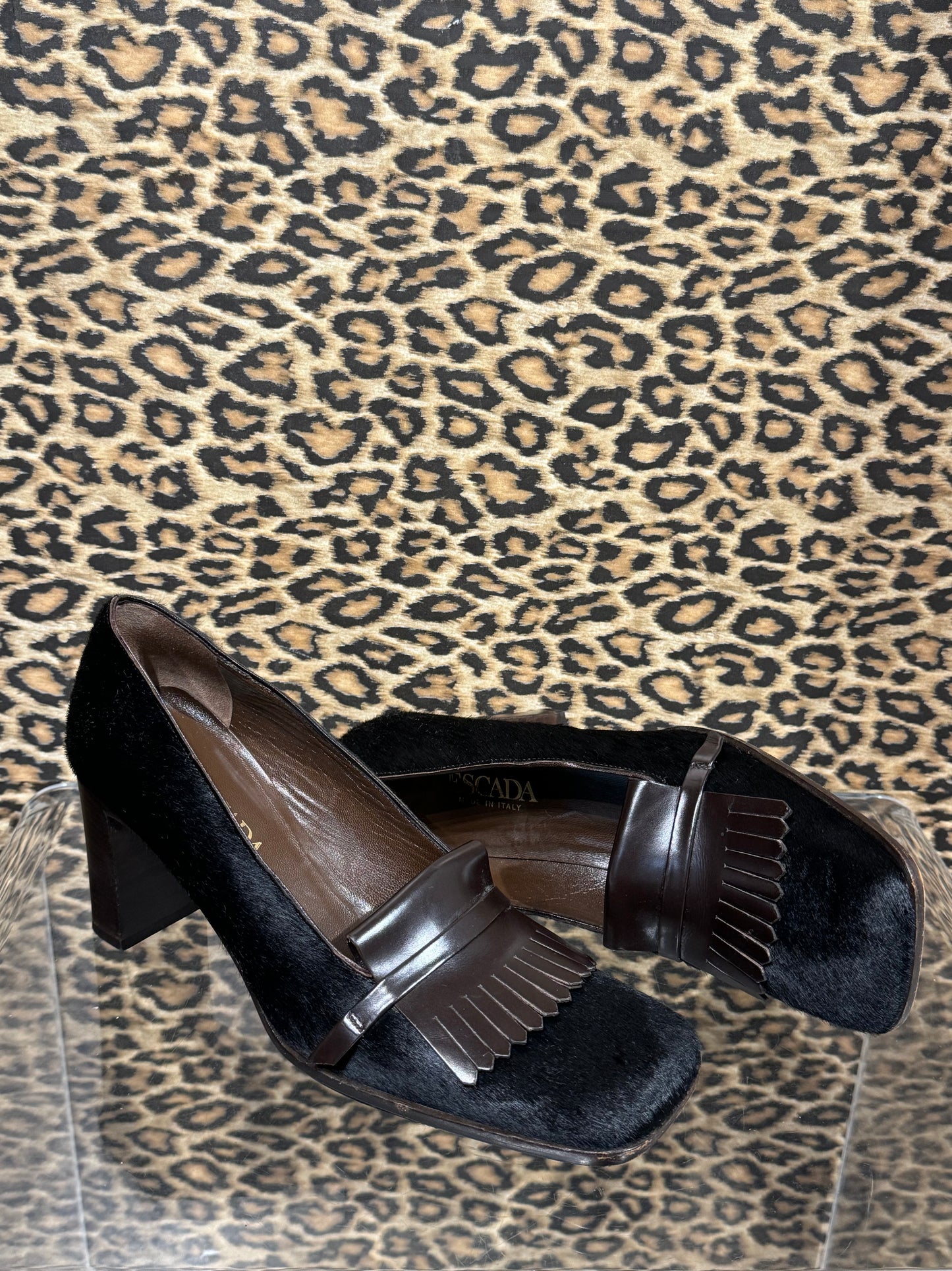 Escada Pony Hair Pumps 8