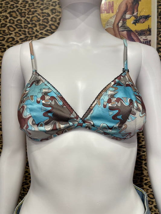 Emilio Pucci Silk Bralette