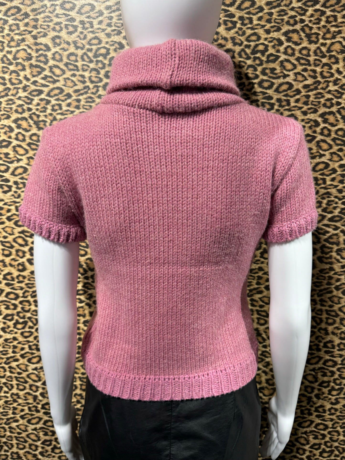 Fendi Crystal Knit Turtleneck