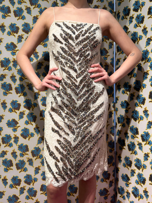 Valentino S/S 2007 Sequin Zebra Dress