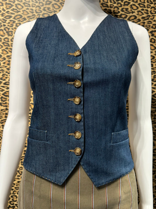 D&G Denim Waistcoat