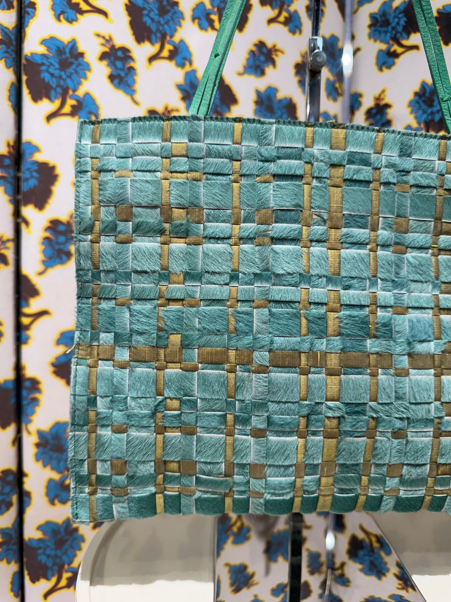 Bottega Veneta S/S 2000 Ponyhair Woven Bag