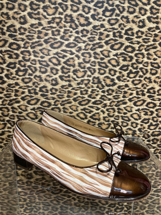 Stuart Weitzman Zebra Flats 10.5