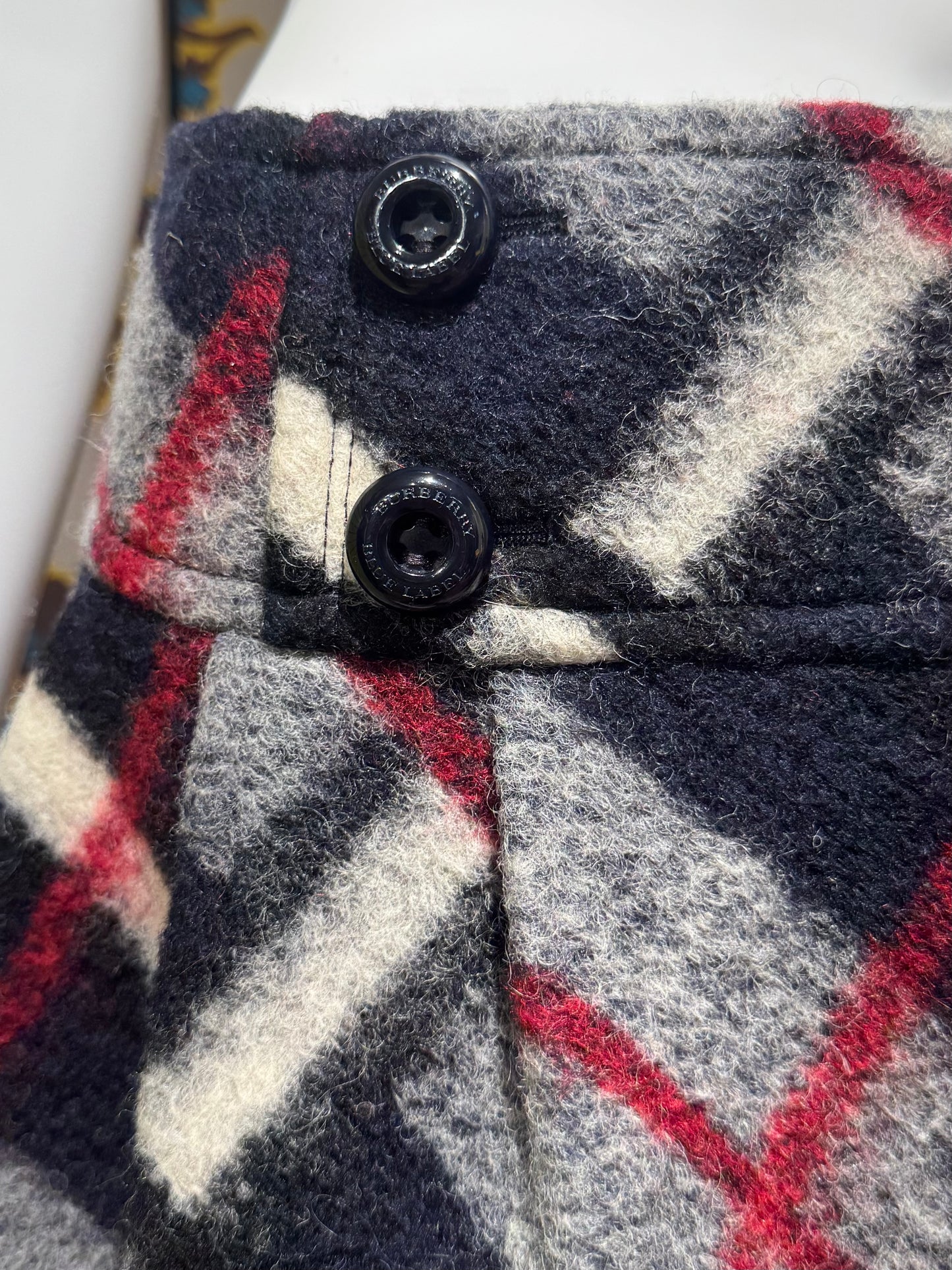 Burberry Blue Label Plaid Skirt