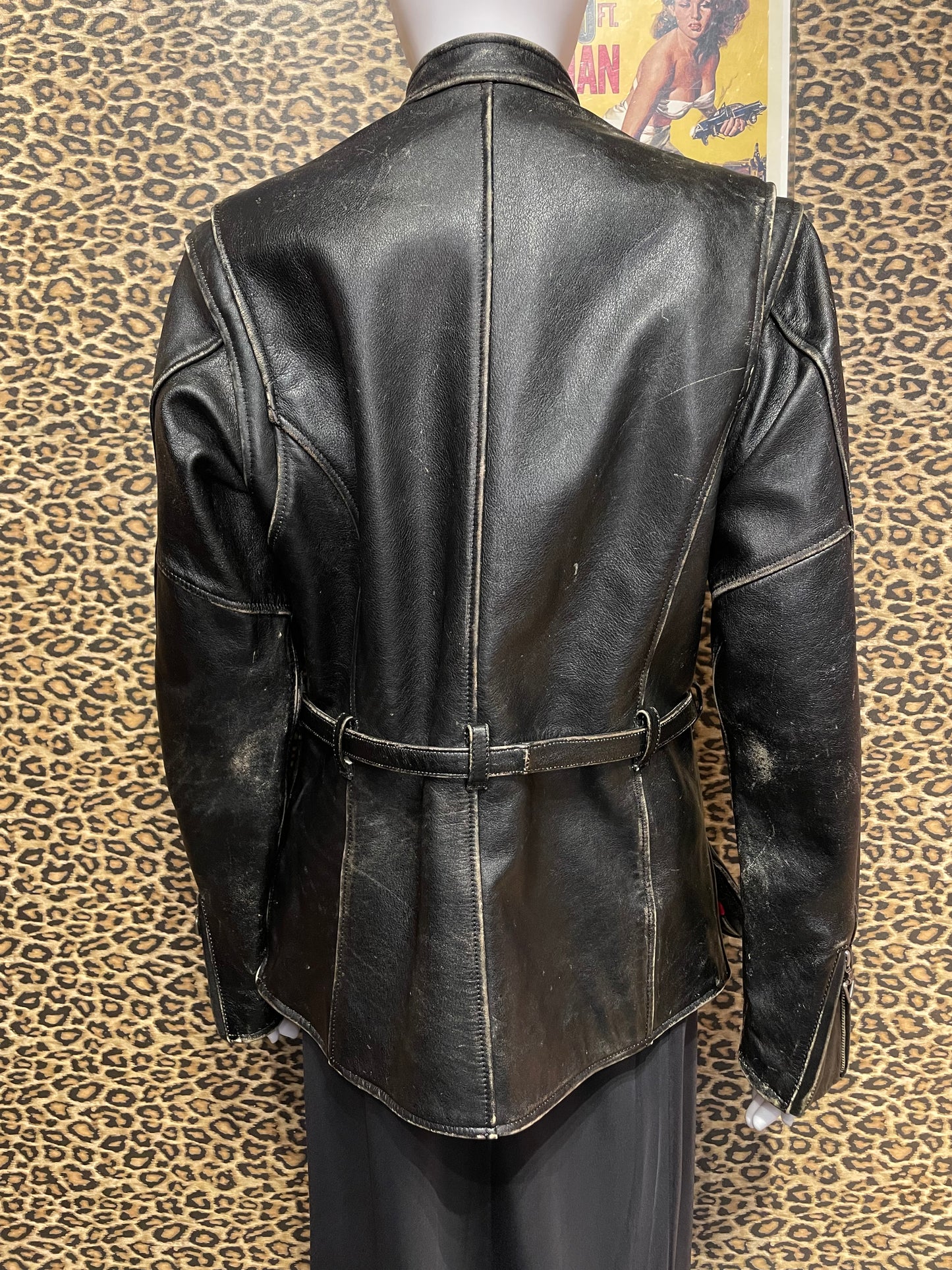 Harley Davidson Belted Leather Jacket
