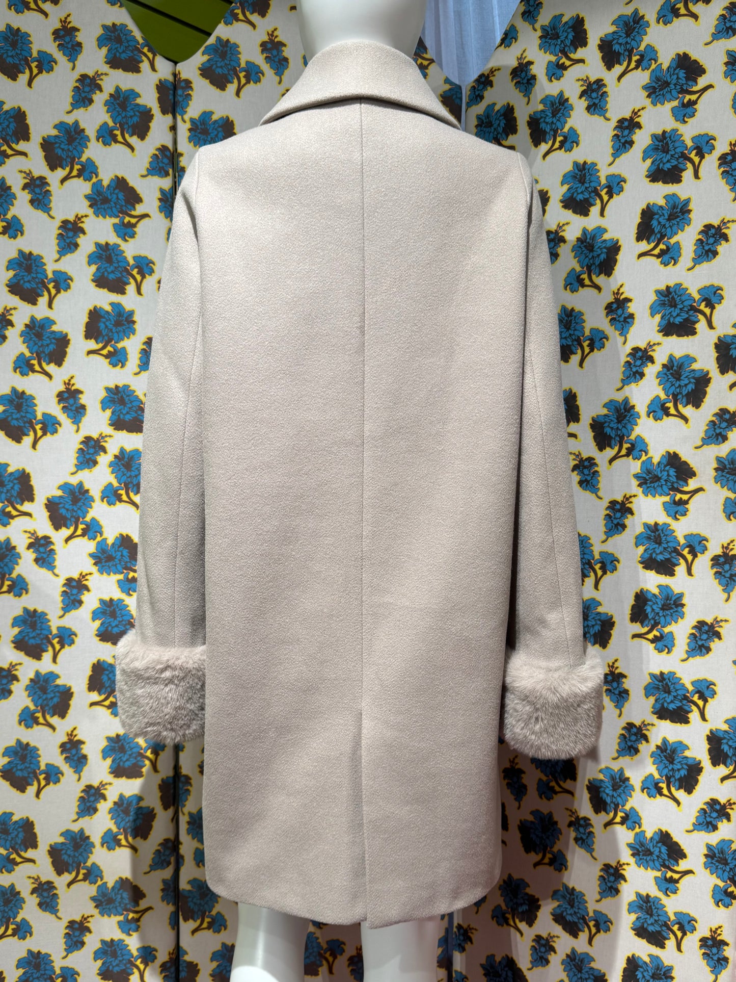 Vivienne Westwood Lilac Fur Trim Coat