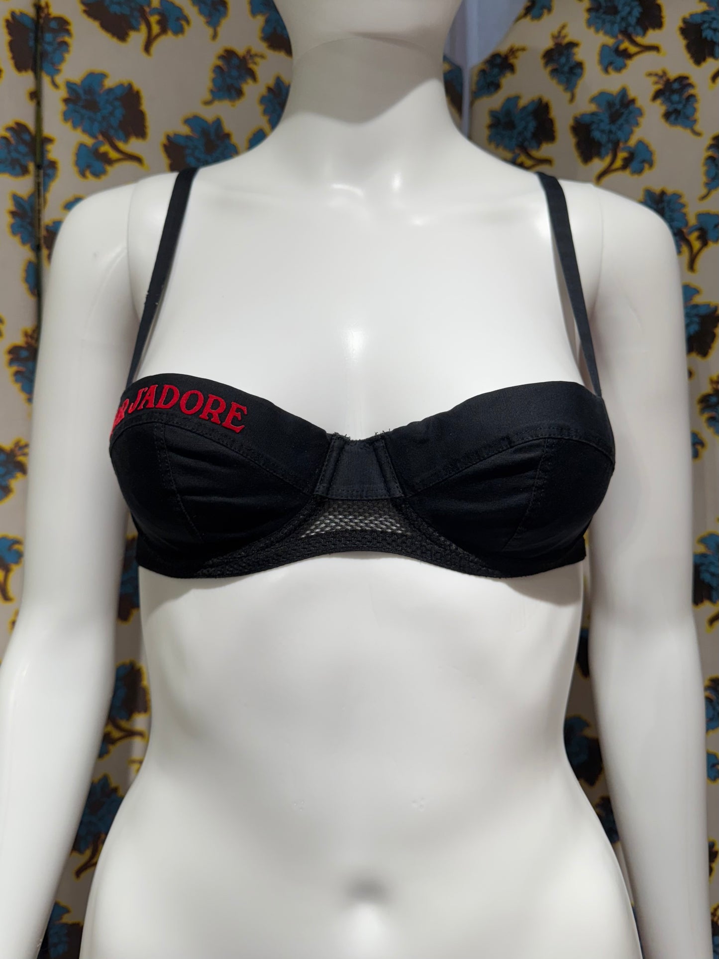 Dior S/S 2001 J’Adore Black Bra