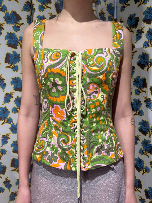 Dolce & Gabbana S/S 2004 Floral Corset