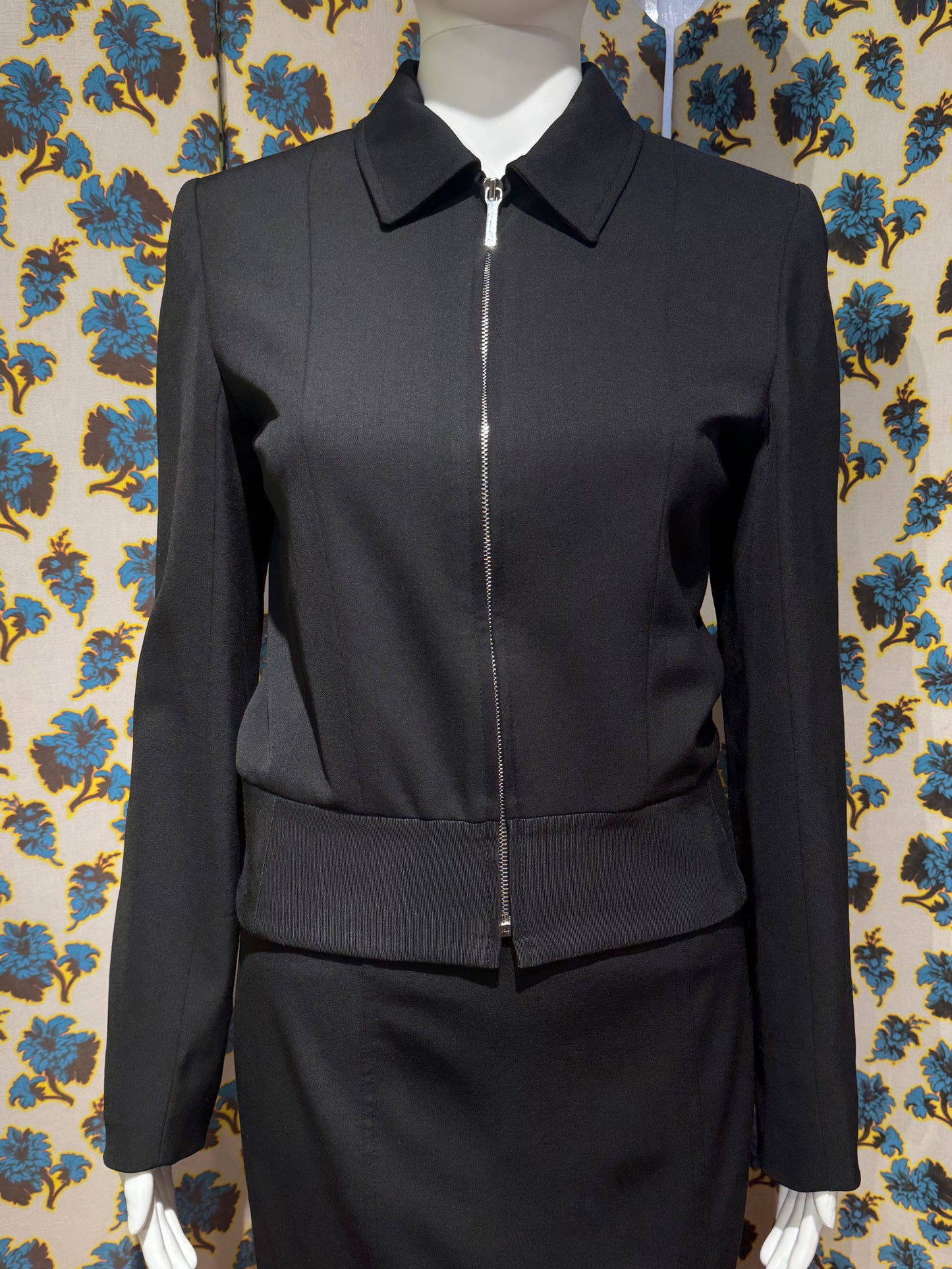 Dior S/S 2002 Black Skirt Suit
