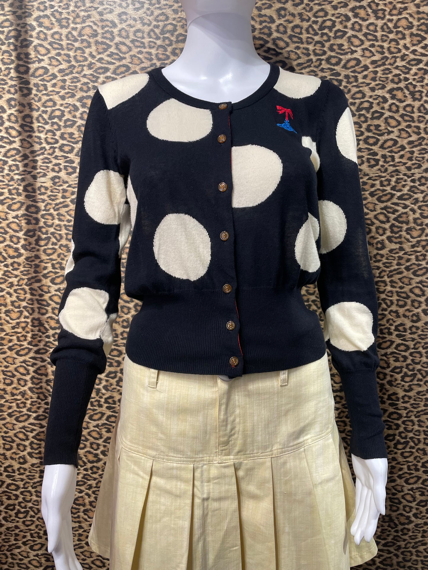 Vivienne Westwood Polka Dot Cardigan