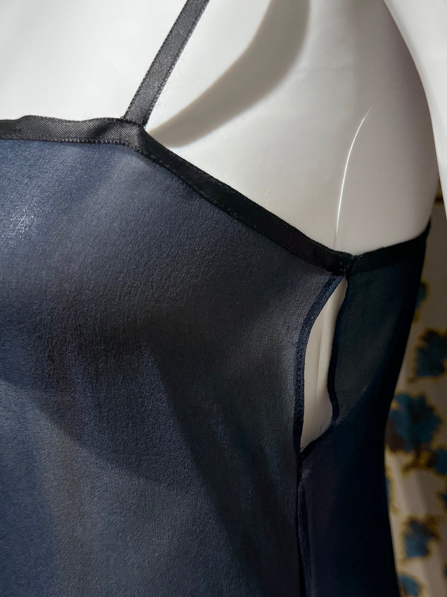YSL 1980’s Silk Sheer Slip Dress