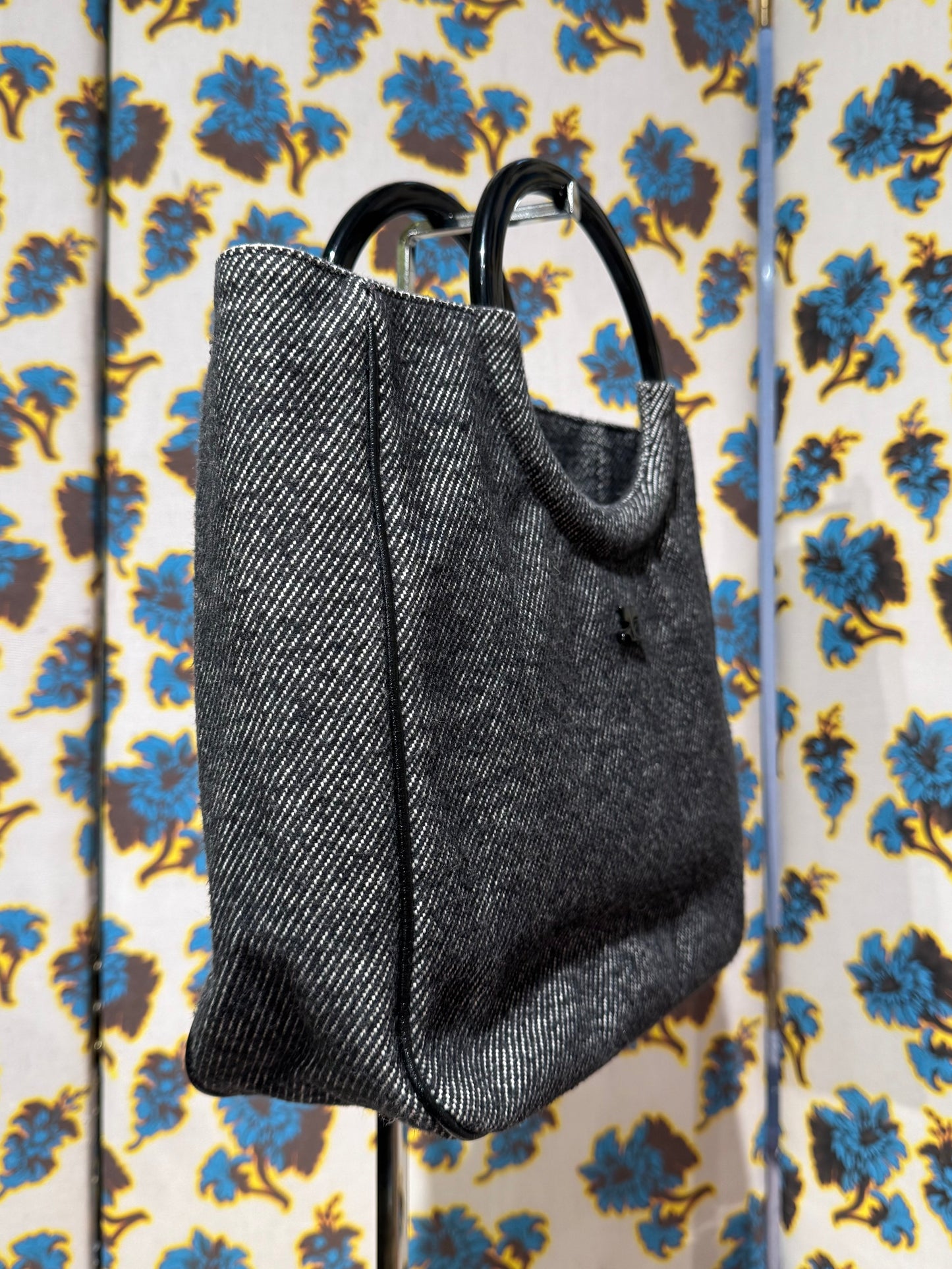 Courréges Grey Canvas Bag