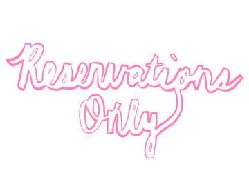 Reservations Only Vintage