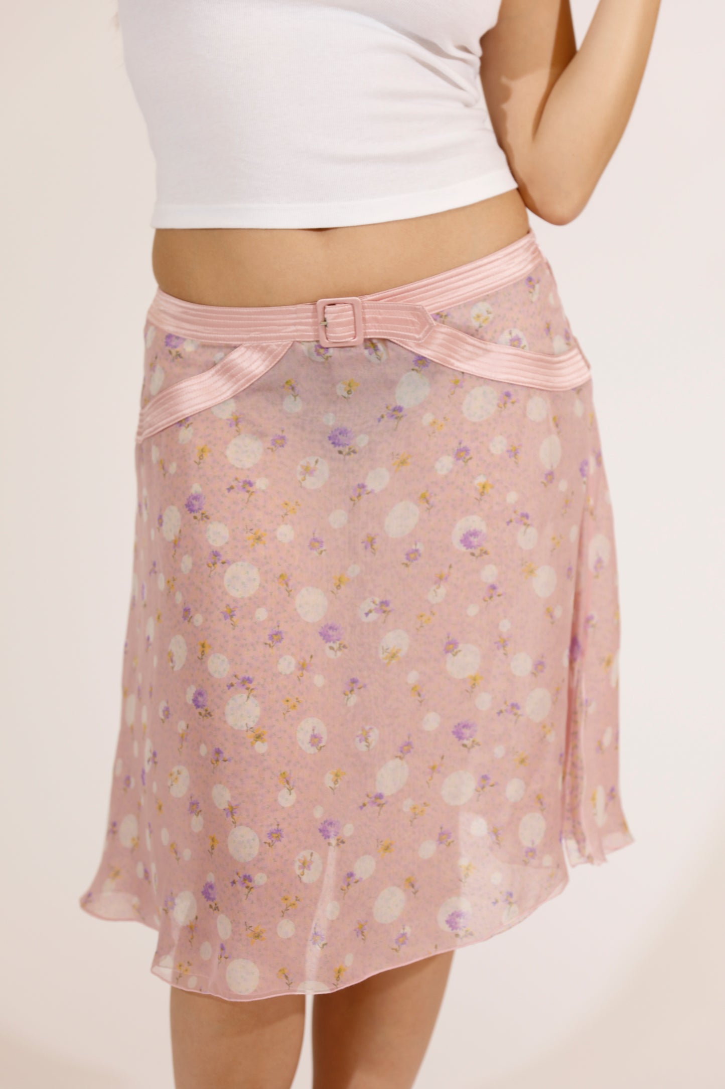 Valentino Garavani Silk Flower Skirt