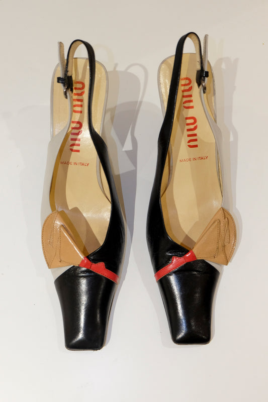 Miu Miu Tulip Slingbacks