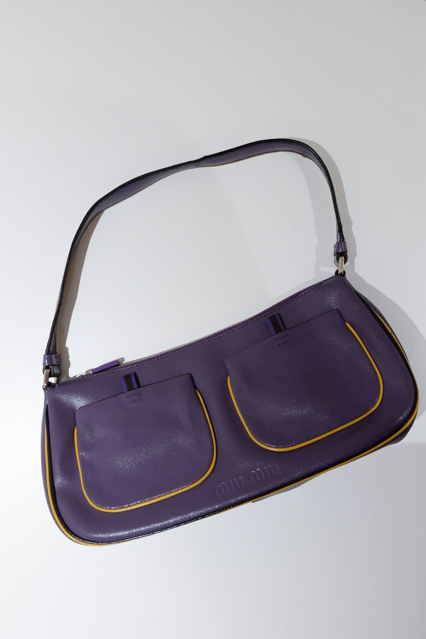 Miu Miu Purple and Yellow Bag