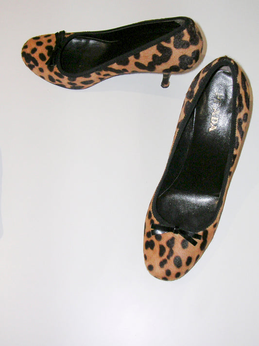 Prada Ponyhair Cheetah Pumps