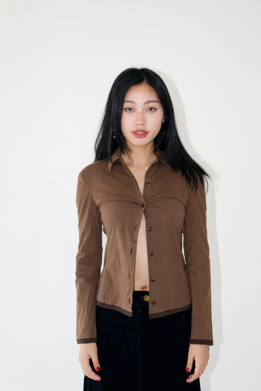 Miu Miu Brown Shirt