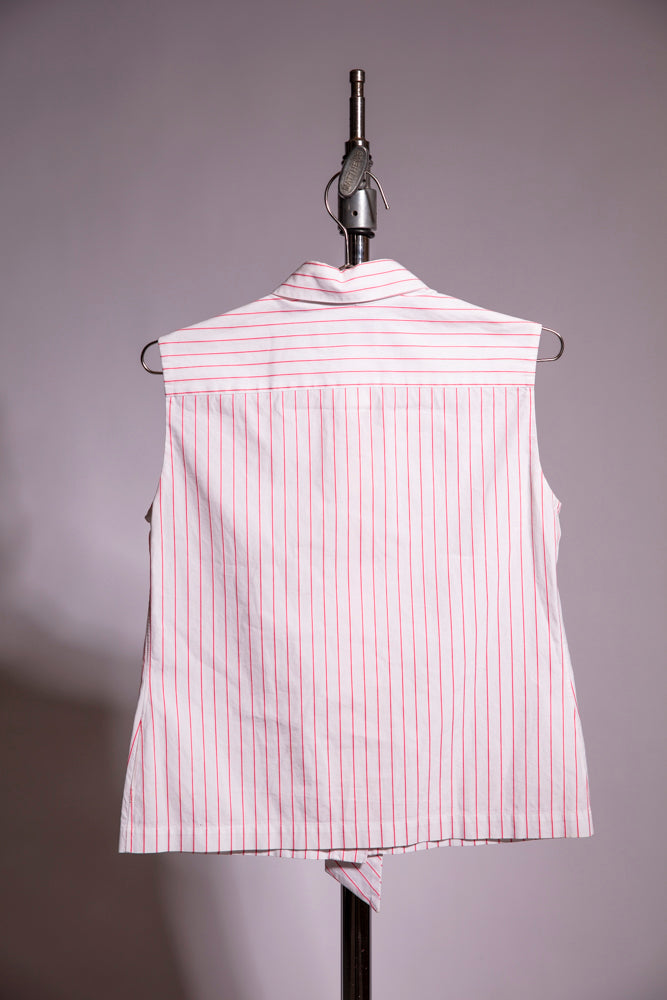 Chanel 2002 Striped Button Up Top